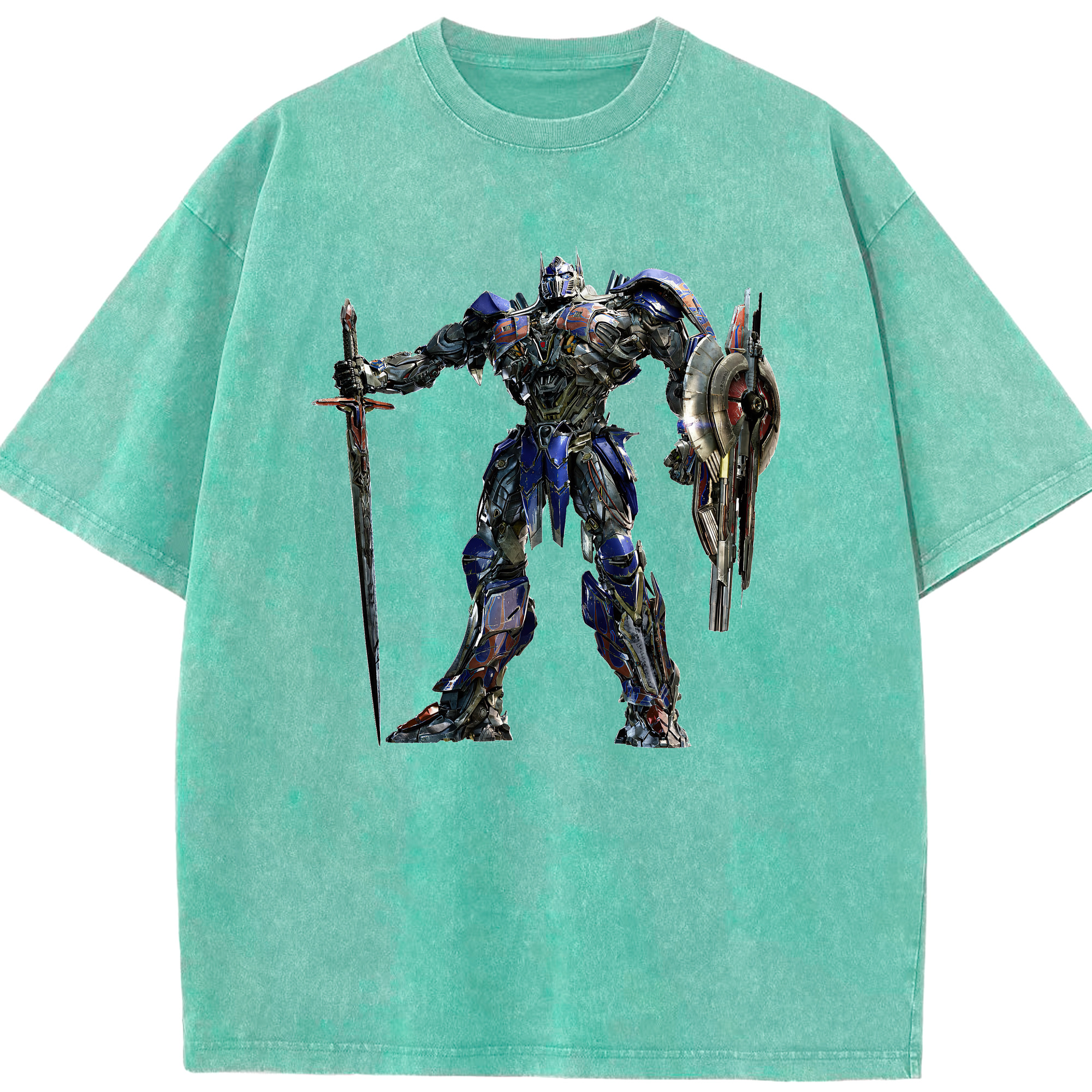 （画像用） Transformers トランスフォーマー 綿100% ヴィンテージ風 半袖Tシャツ（フロントプリント）